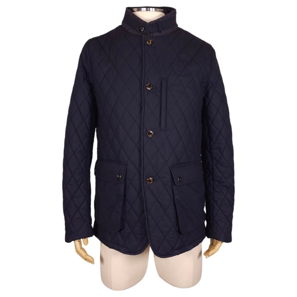 Ted Baker Men's Garyen Quilted Jacket Navy Blue Sz 5